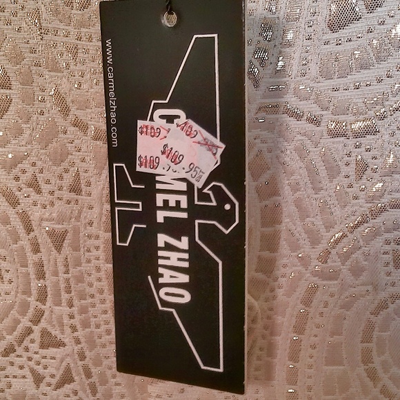 NWT Carmel Zhao Vintage Ivory&Gold lame Paisley Party Jacket w/Lining Mens Large - Picture 11 of 12